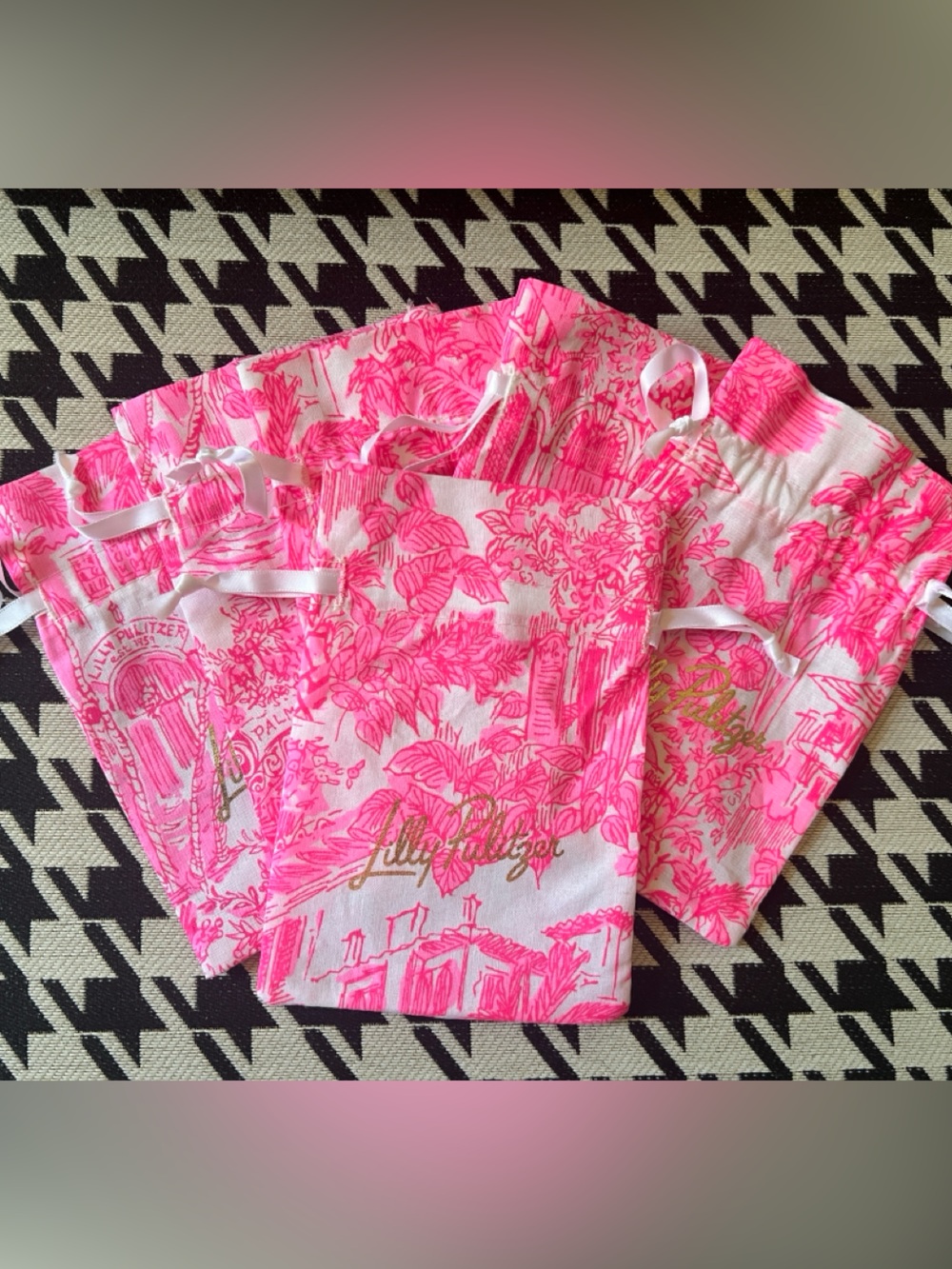 Lilly Pulitzer Jewelry Bags-Set of 6